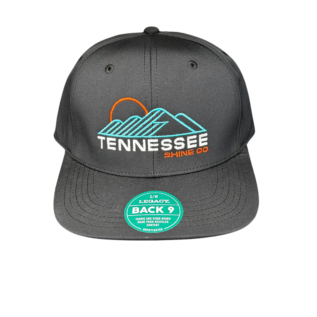 Black Back Nine Stretch Hat 1869057