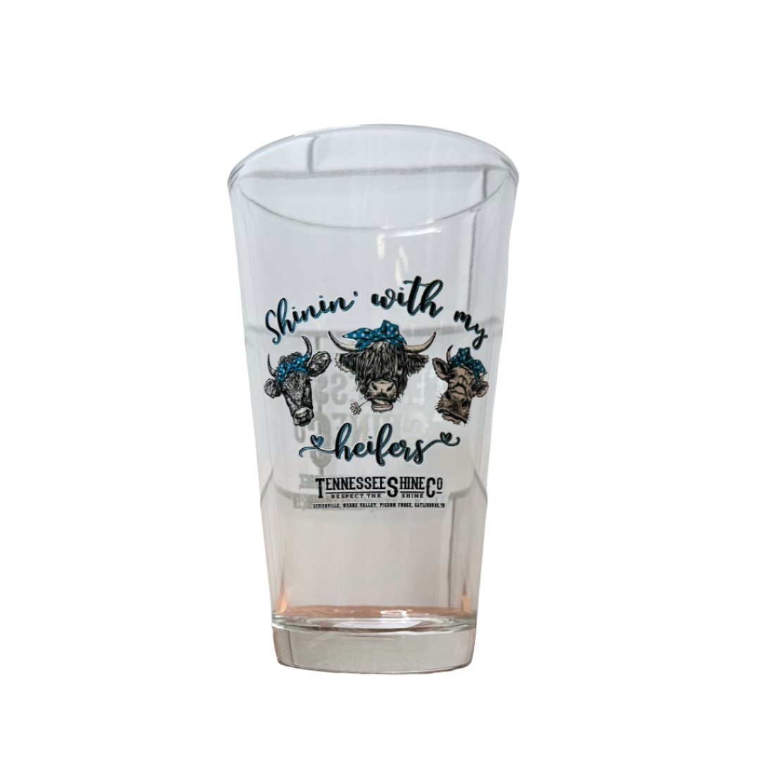 Clucker/Heifer Pint Glass