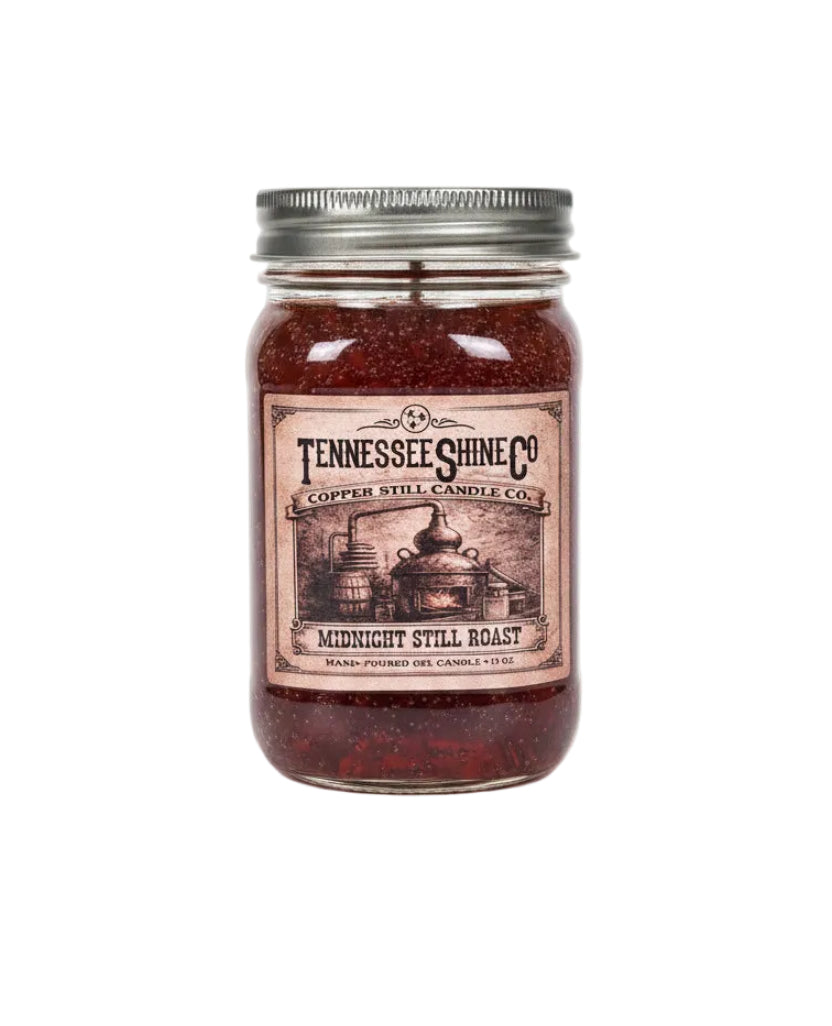 Midnight Steel Roast Candle