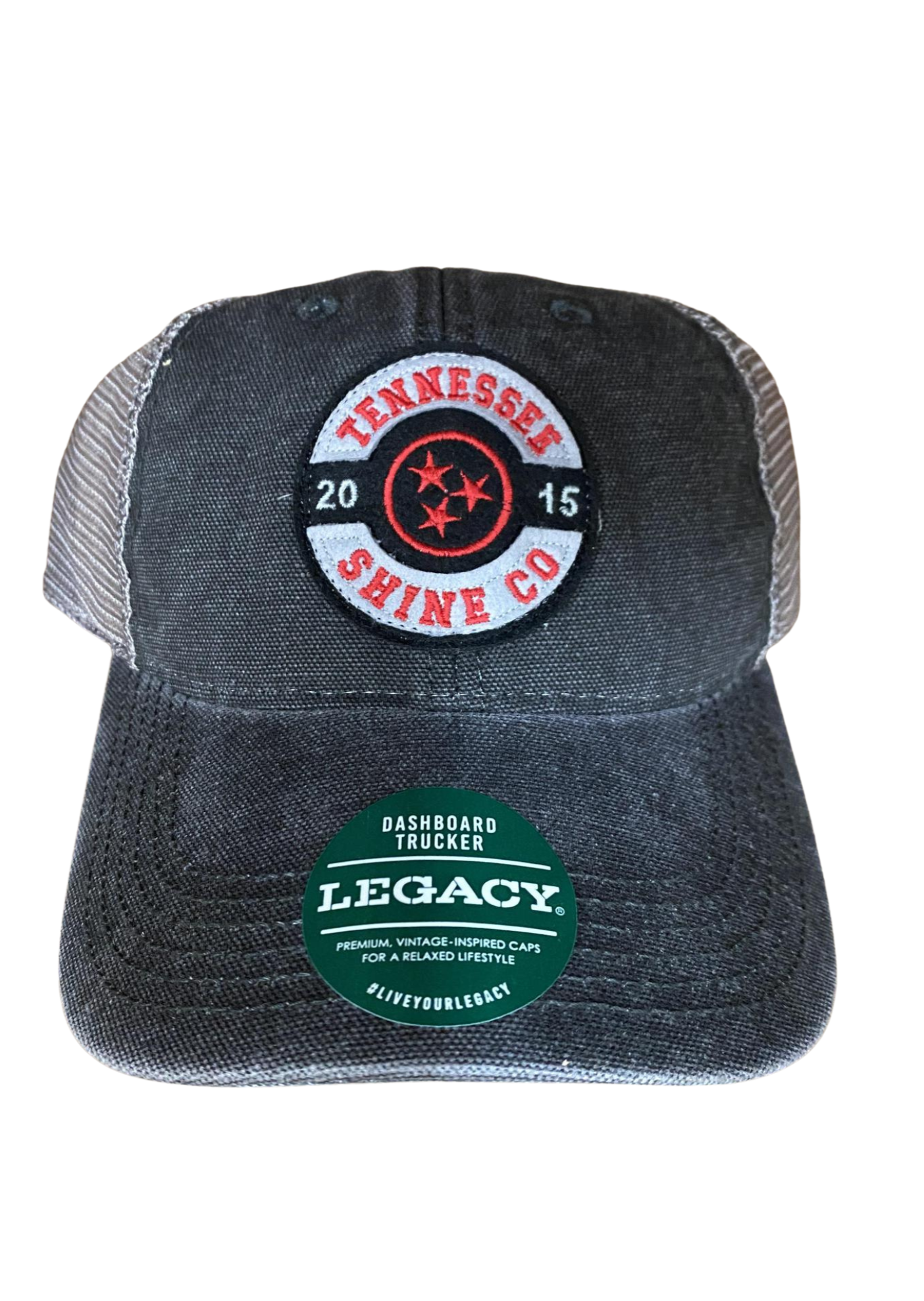 DARK GREY OVAL PATCH HAT 1440972