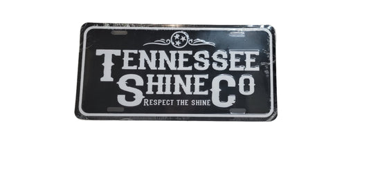 TSC License Plate Black/White