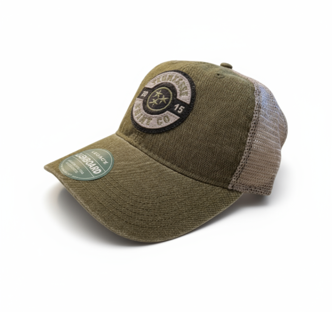 GRN OVAL PATCH HAT