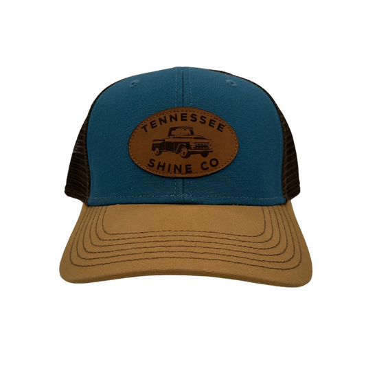 Blue/Brown Trucker Hat