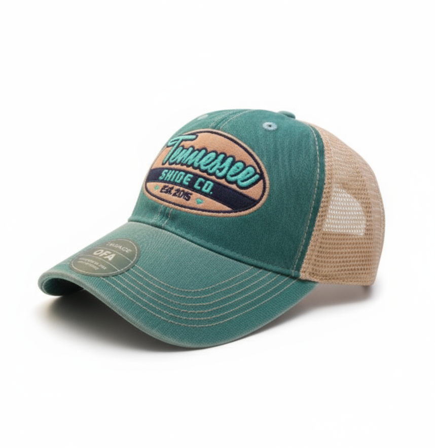 Aqua Blue Trucker Hat