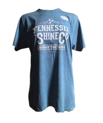 Burn Wash T-Shirt Blue