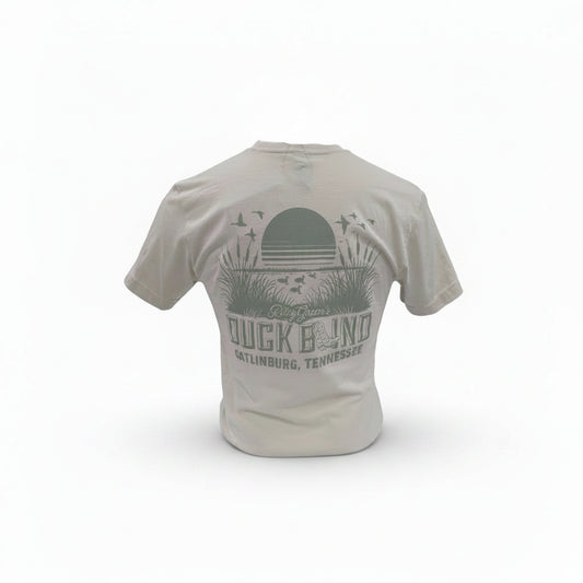 Duck Blind Cream and Green