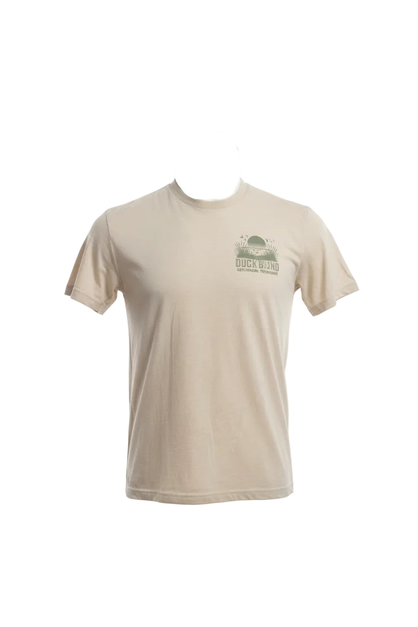 Duck Blind Cream and Green