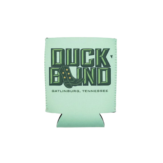 Duck Blind "Round here" Koozie