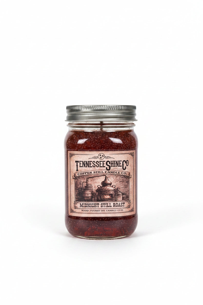 Midnight Steel Roast Candle