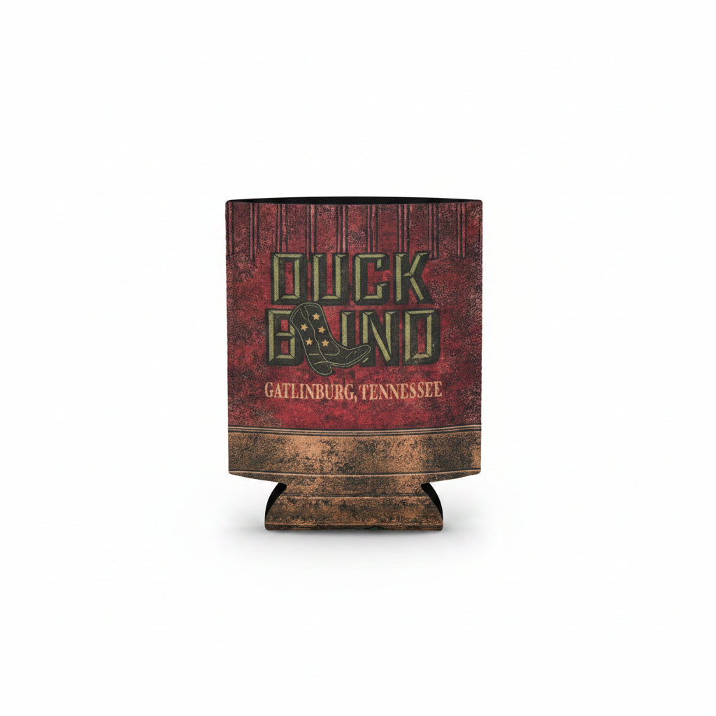 Duck Blind Red Koozie